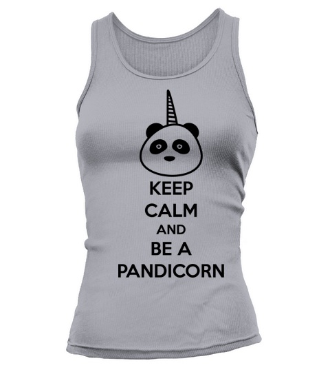 KEEP CALM BE A PANDICORN - funny Women's Tank Top