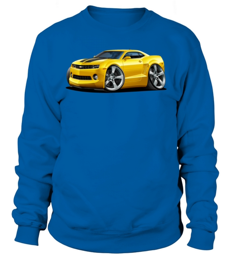 2010-12 Chevy Camaro Yellow-Black Car Women's Sweatshirt