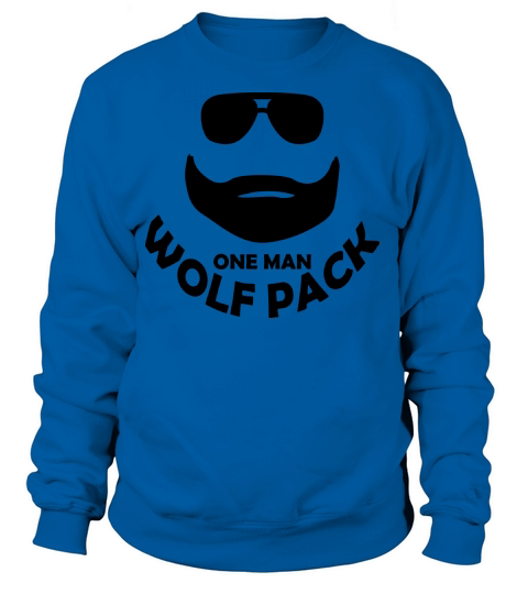 one man wolf pack Women's Sweatshirt