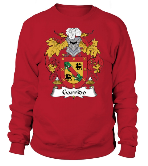 Garrido Family Crest Spanish Family Crests - Coffee Mug (colored) Sweatshirt Unisex