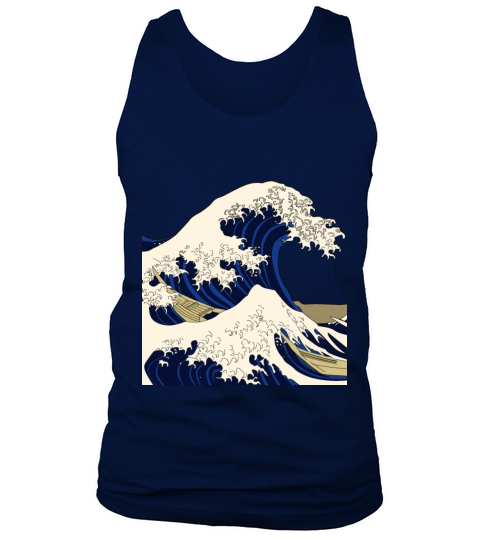 Wave Boat Surfing Fishing Men's Tank Top
