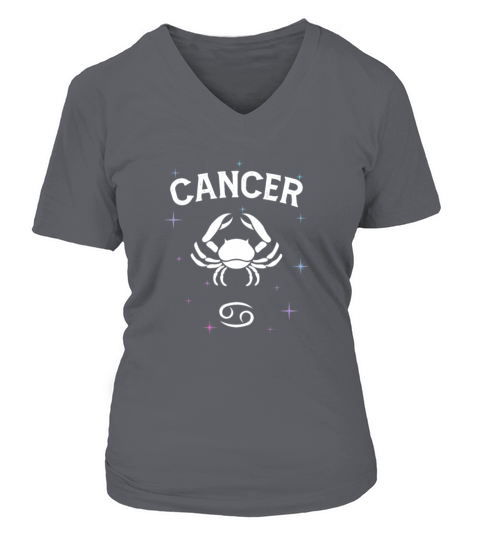 Horoscope Cancer Symbol Zodiac Sign Costume Women's V-Neck T-shirt