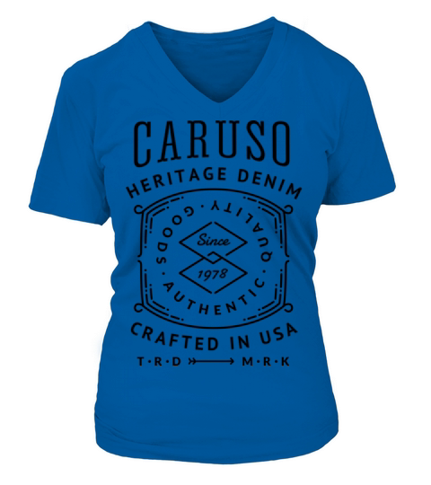 Heritage Denim design Women's V-Neck T-shirt