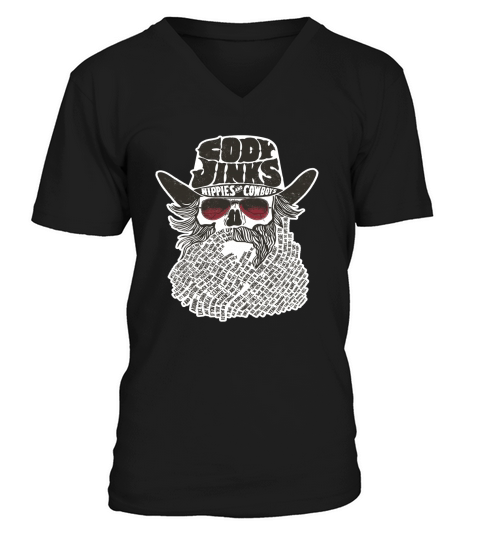Cody Jinks Hippies V-Neck T-shirt