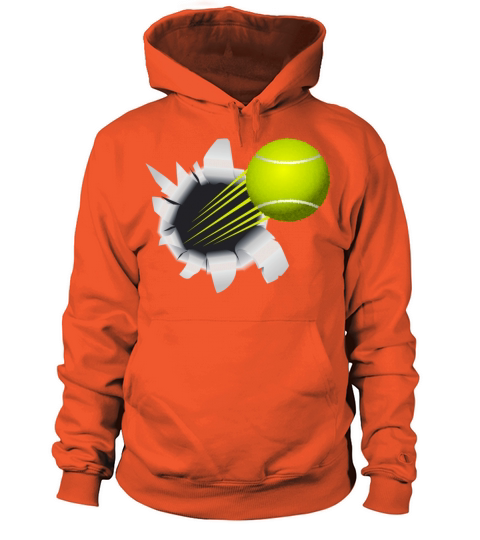 Tennis Ball Flying Out Of Hole Women's Hoodie