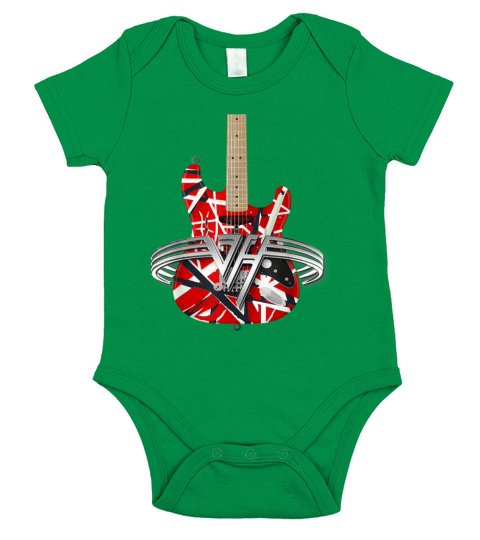Classic Guitar Vintage Tee 1960s Outfits Short Sleeve Baby One-Piece