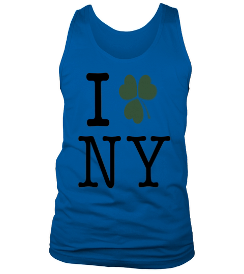 I Shamrock NY Love New York Clover St Patricks Day Men's Tank Top