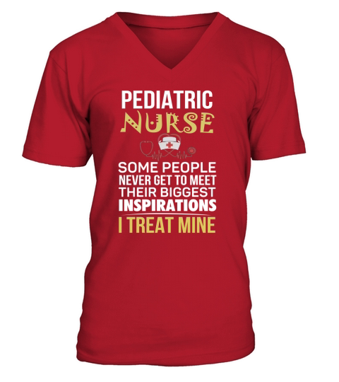 Pediatric Nurse V-Neck T-shirt
