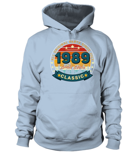July 1989 Vintage Gift Idea Women's Hoodie