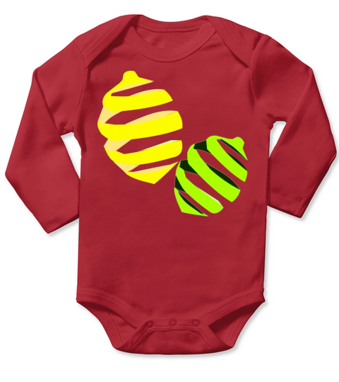 lemons Long Sleeve Baby One-Piece