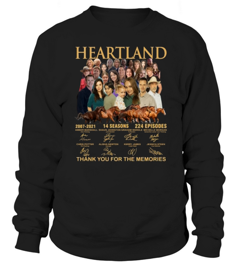 Heartland thank you for the memories signatures Sweatshirt Unisex