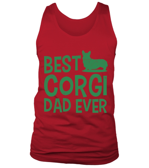 Best Corgi Dad Ever Dog Daddy Welsh Corgi Fathers Men's Tank Top