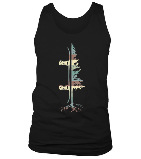 Vintage Pine Snowboard Snowboarding Gift Tank Top Unisex