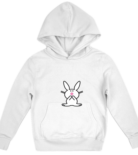 Its Happy Bunny Stop Talking Before Kids Hoodie