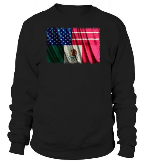 Mexican American 4th of July Mexican American Flag Women's Sweatshirt