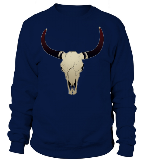 Cool Cow Skull Women's Sweatshirt