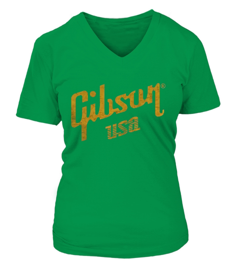 GUITAR USA V-neck T-Shirt Woman
