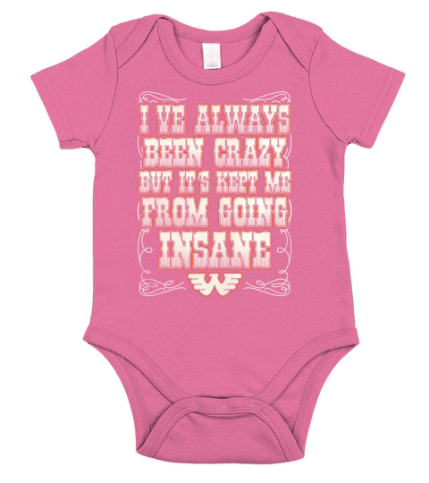 Waylon Jennings - Ive always been crazy Short Sleeve Baby One-Piece
