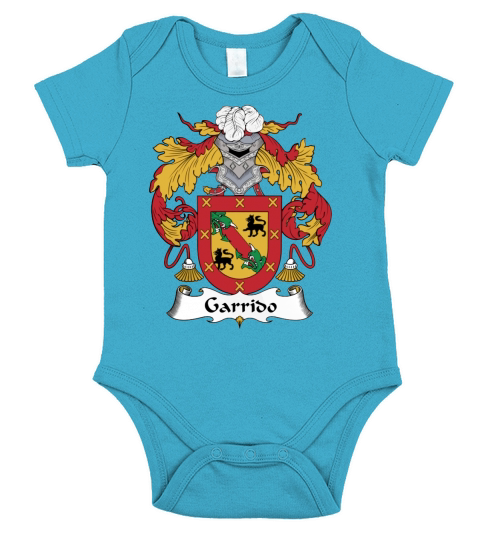 Garrido Family Crest Spanish Family Crests - Coffee Mug (colored) Short Sleeve Baby One-Piece