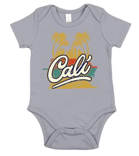 California Palm Trees Los Angeles Sun Summer Beach Short Sleeve Baby One-Piece