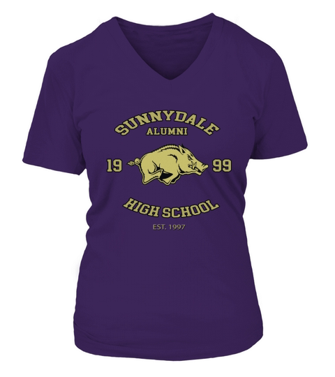Sunnydale High Alumni T-Shirt V-neck T-Shirt Woman