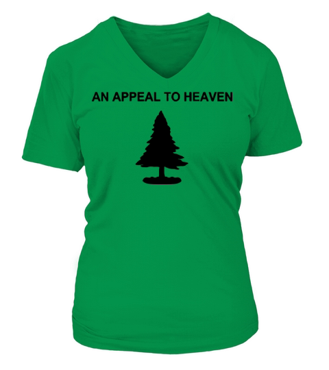 An Appeal To Heaven Flag Black birthday chirstmas Women's V-Neck T-shirt