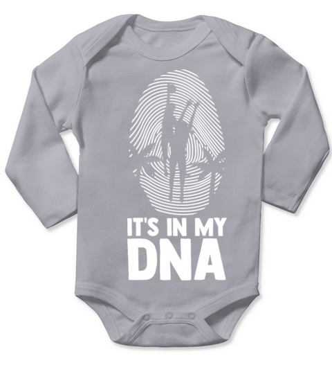 Its In My DNA Blocker Depender Beach Volleyball Long Sleeve Baby One-Piece