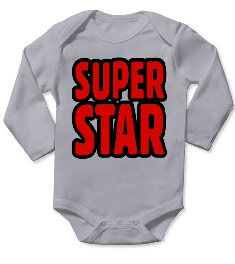 SUPERSTAR Long Sleeve Baby One-Piece