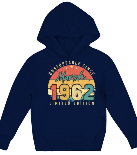1962 March Vintage Limited Kids Hoodie