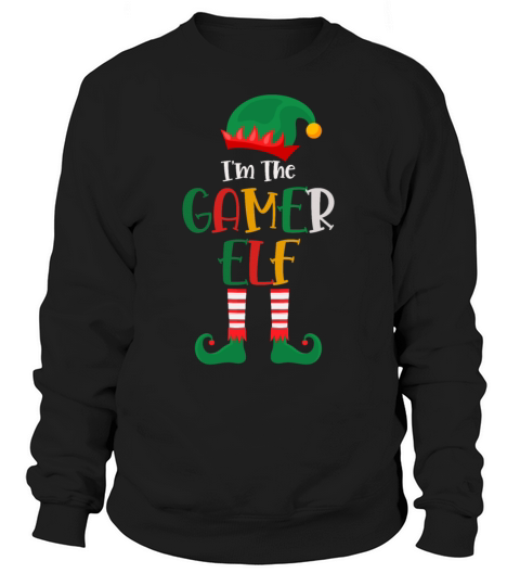 Im The Gamer Elf Matching Christmas Women's Sweatshirt