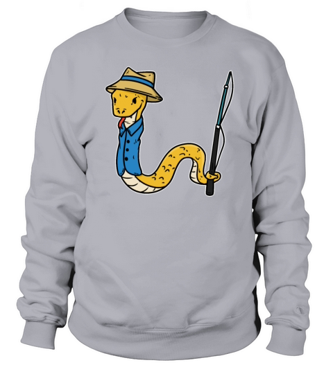 Fish Fishing Gift Fishing fisher Eel Butt Men's Sweatshirt