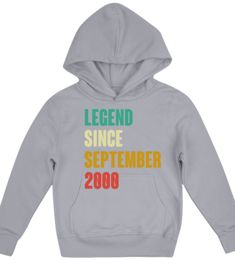 September 2000 22nd Birthday 22 Years Old Bday Gi Kids Hoodie
