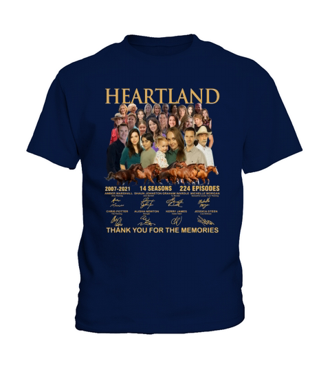 Heartland thank you for the memories signatures Kids T-Shirt