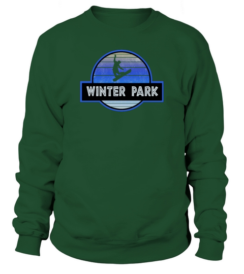 Cool Winter Park Colorado Design Men's Sweatshirt