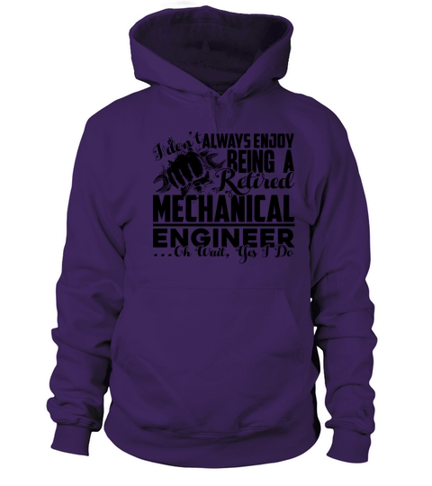 Retired Mechanical Engineer Shirt Men's Hoodie