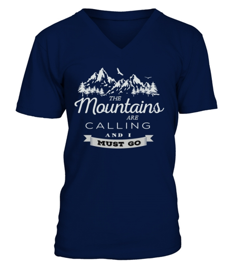 Mountains calling Men's V-Neck T-shirt