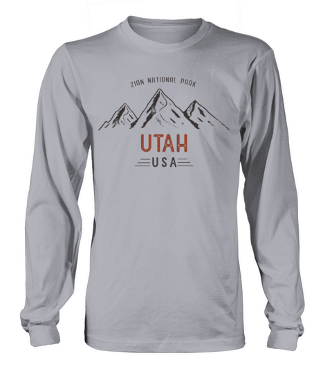 Vintage Zion National Park Utah Women's Long Sleeve