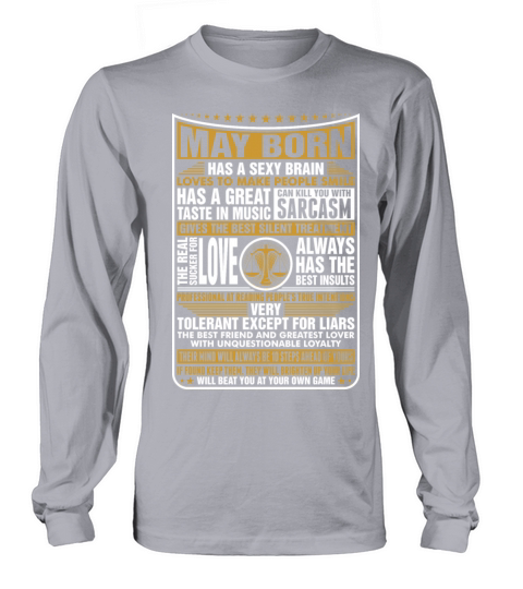 May Libra Born Women's Long Sleeve
