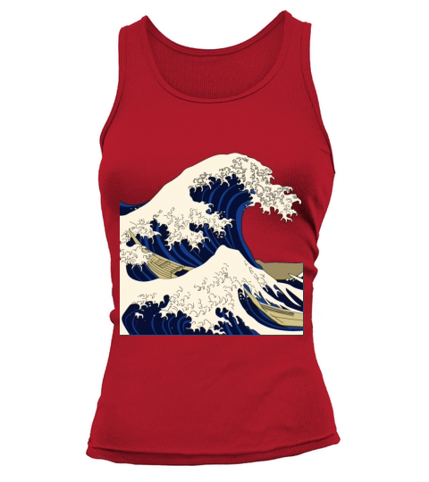 Wave Boat Surfing Fishing Women's Tank Top