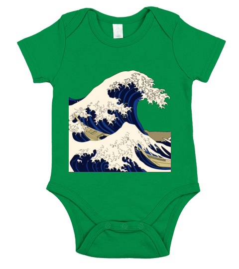 Wave Boat Surfing Fishing Short Sleeve Baby One-Piece