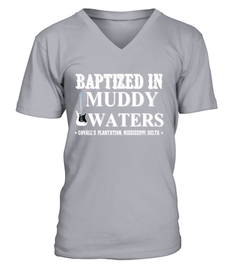Muddy Waters Mississippi Delta Blues V-Neck T-shirt