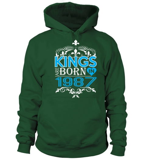 Kings Are Born In 1987 Happy Fathers Day Women's Hoodie