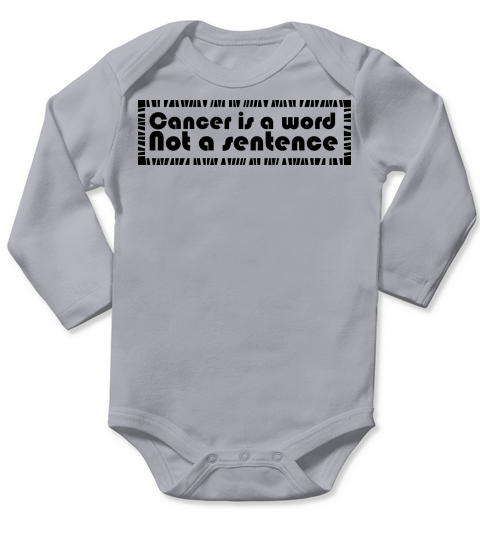 Cancer Quote T-Shirts Long Sleeve Baby One-Piece