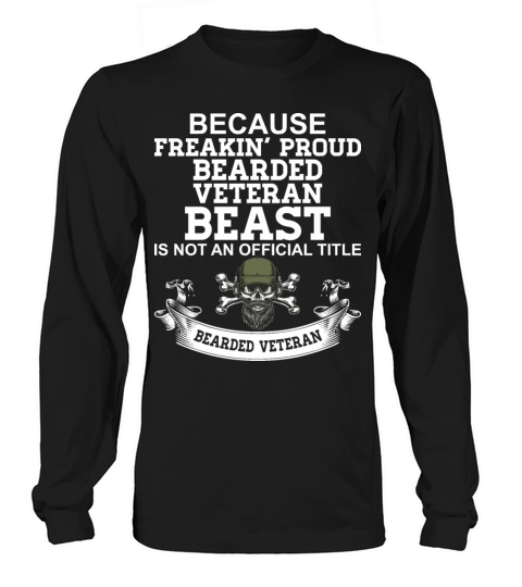 BEARDED VETERAN Men's Long Sleeve