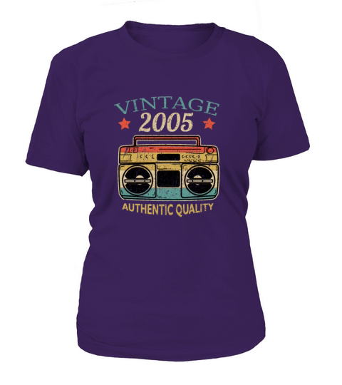 Vintage 2005 Radio Authentic Quality B-Day Gift Women's T-Shirt