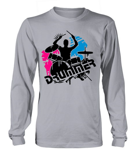 A drummer and his drums Women's Long Sleeve