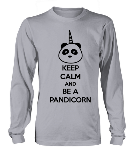KEEP CALM BE A PANDICORN - funny Women's Long Sleeve