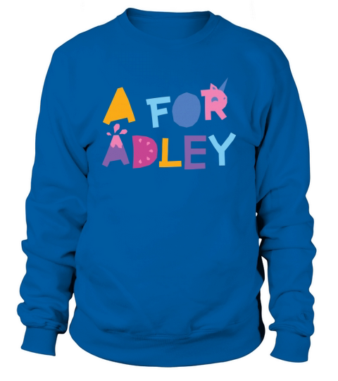a for adley  Simple Art Design Sweatshirt Unisex