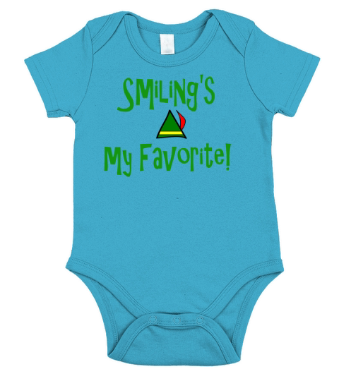 Elf - Smilings My Favorite Short Sleeve Baby One-Piece
