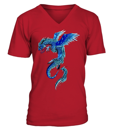 dragon colorful Men's V-Neck T-shirt